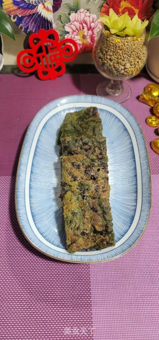 艾草红豆糯米饼的做法步骤：14