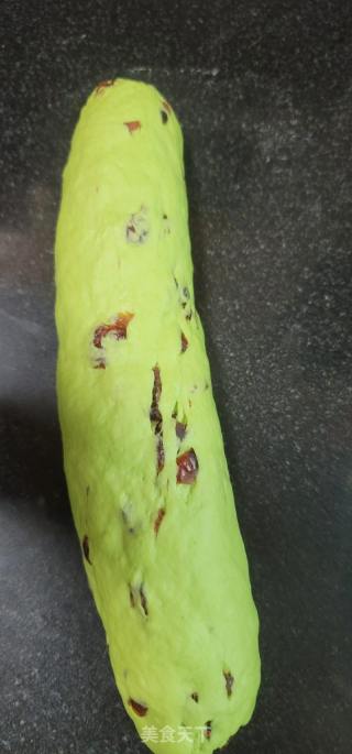 艾草蔓越莓馒头的做法步骤：11