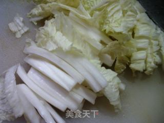 蘑菇大白菜炒黄豆芽的做法步骤：2