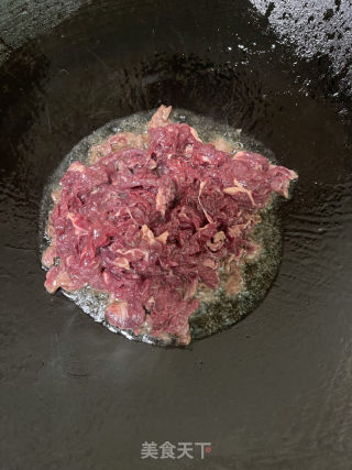 小竹笋炒牛肉的做法步骤：6