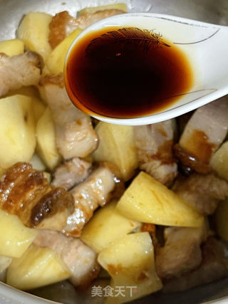 土豆焖腩肉的做法步骤：10