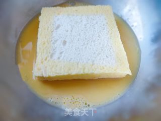 火腿芝士西多士的做法步骤：5