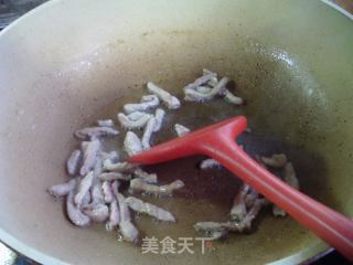 瘦肉丝雷笋炒千张的做法步骤：7