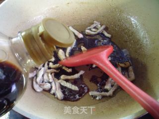 瘦肉丝雷笋炒千张的做法步骤：9