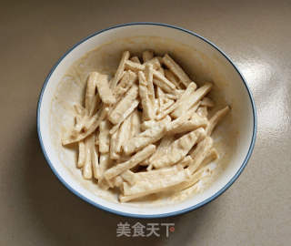椒盐杏鲍菇的做法步骤：4