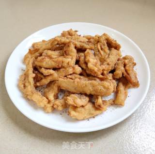 椒盐杏鲍菇的做法步骤：9