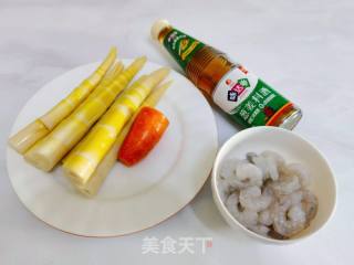 太鲜美了吧！！春笋酿虾滑，春日限定的做法步骤：1