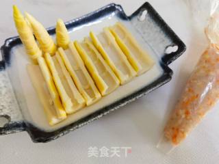 太鲜美了吧！！春笋酿虾滑，春日限定的做法步骤：4
