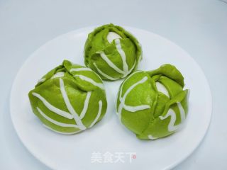 包菜豆沙包的做法步骤：1