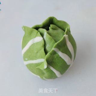 包菜豆沙包的做法步骤：8
