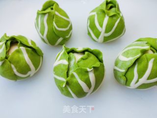 包菜豆沙包的做法步骤：10