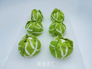 包菜豆沙包的做法步骤：14
