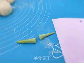 寿桃豆沙包的做法步骤：6