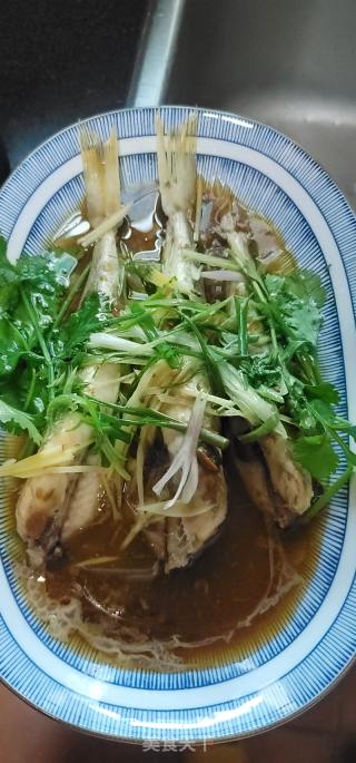 豆酱蒸红娘鱼的做法步骤：6