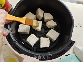 空气炸锅版唐杨豆腐的做法步骤：4