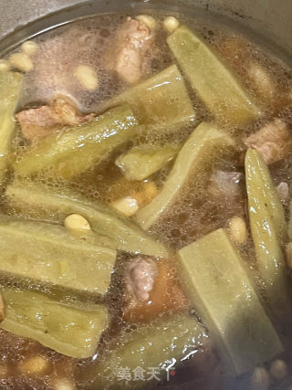 苦瓜黄豆排骨煲的做法步骤：15