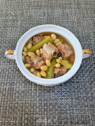 苦瓜黄豆排骨煲的做法步骤：16