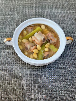 苦瓜黄豆排骨煲的做法步骤：17