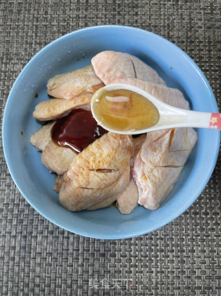 蜜汁橘香鸡翅的做法步骤：4