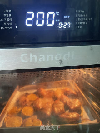 蜜汁橘香鸡翅的做法步骤：10
