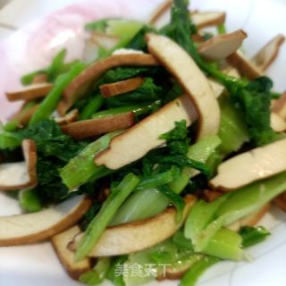 苔菜炒豆干的做法步骤：13