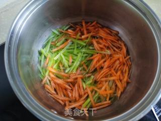 鸡丝拌莴笋的做法步骤：6