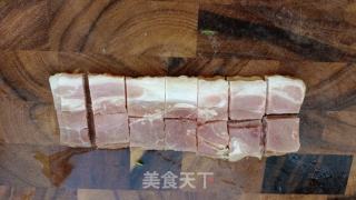 甜椒培根煎孢子甘蓝的做法步骤：3