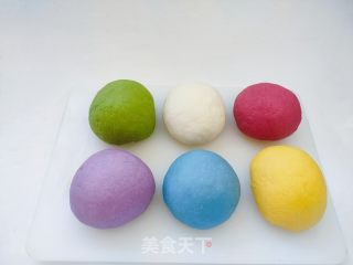 玫瑰花馒头的做法步骤：2