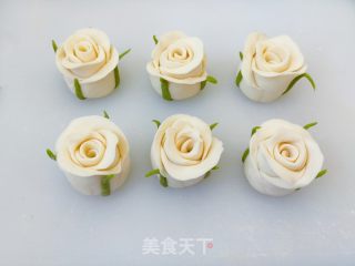 玫瑰花馒头的做法步骤：10