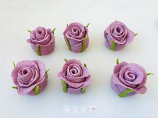 玫瑰花馒头的做法步骤：11