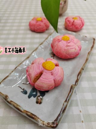 红梅绿豆酥的做法