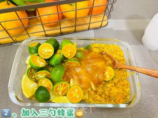 百香果蜂蜜柠檬青桔果汁杯的做法步骤：3