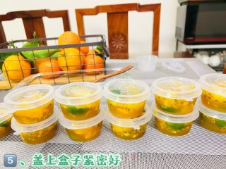 百香果蜂蜜柠檬青桔果汁杯的做法步骤：6