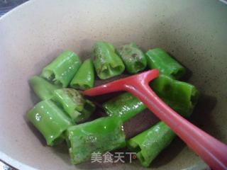 青椒烧茄子的做法步骤：5
