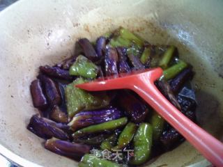 青椒烧茄子的做法步骤：12