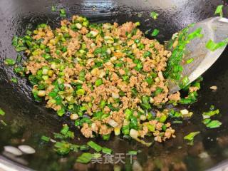 蒜苗炒肉沫的做法步骤：4