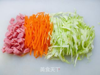 浇汁蛋包饭的做法步骤：2