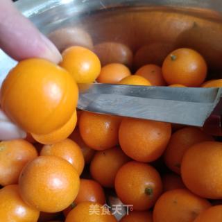 金桔蜜饯的做法步骤：2
