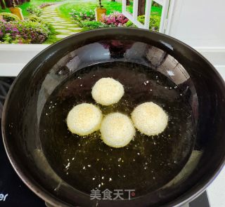 炸麻团的做法步骤：9