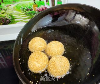 炸麻团的做法步骤：10