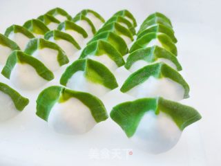 柳蒿菜猪肉馅水饺的做法步骤：9