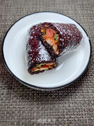 黑米饭团的做法步骤：23