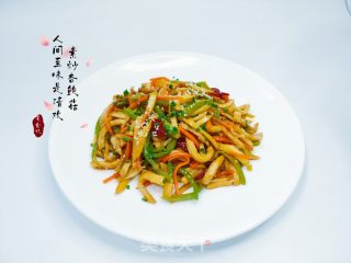 素炒杏鲍菇的做法步骤：1