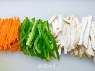 素炒杏鲍菇的做法步骤：2