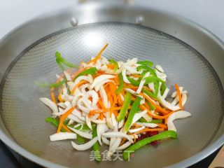 素炒杏鲍菇的做法步骤：6