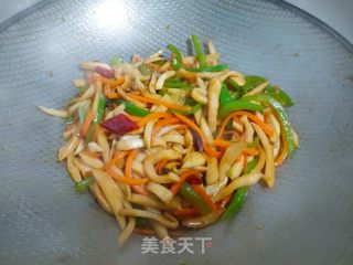 素炒杏鲍菇的做法步骤：7