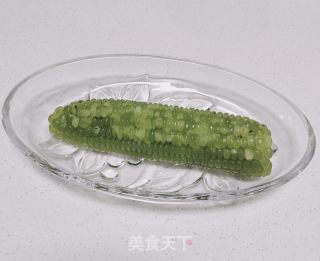 创意翡翠玉米（型)猪皮冻的做法步骤：6