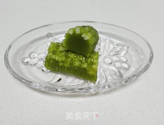 创意翡翠玉米（型)猪皮冻的做法步骤：8