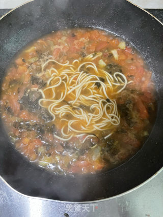 番茄酸菜牛肉面的做法步骤：19