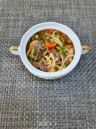番茄酸菜牛肉面的做法步骤：20